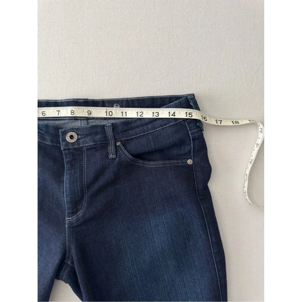 AG Adriano Goldschmied The Stilt Cigarette Leg Jeans 29R Dark Wash Stretch